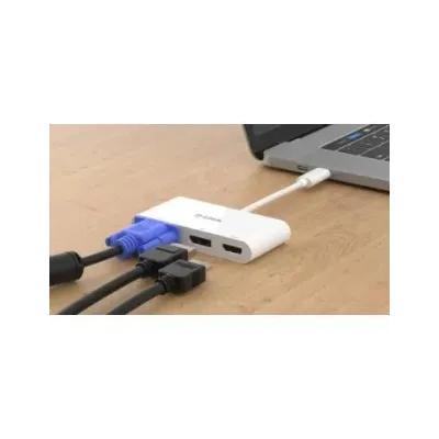 HUB USB C D-Link A 1 HDMI + 1 VGA + 1DISPLAYPORT PLUG AND PLAY