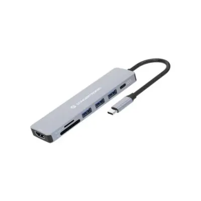 ADAPTADOR USB-C 7IN1 CONCEPTRONIC HDMI USB-A 3.0x3 USB-C PD