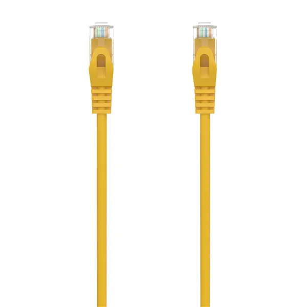 Cable de Red RJ45 AWG24 UTP Aisens A145-0563 Cat.6A/ LSZH/ 25cm/ Amarillo