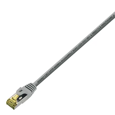 Cable de Red RJ45 S/FTP Aisens A146-0332 Cat.7/ 25cm/ Gris