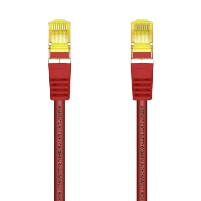 Cable de Red RJ45 SFTP Aisens A146-0471 Cat.7/ 2m/ Rojo