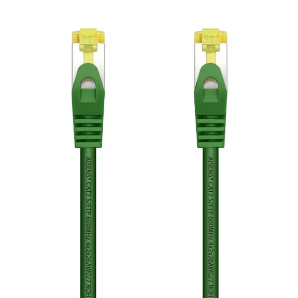 Cable de Red RJ45 SFTP Aisens A146-0480 Cat.7/ 25cm/ Verde