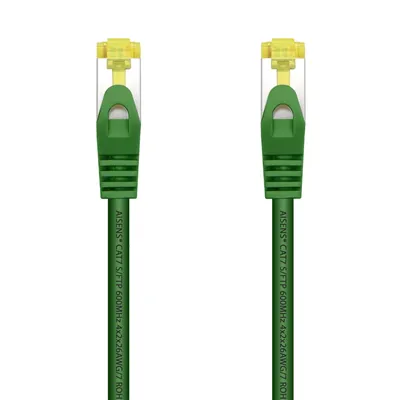 Cable de Red RJ45 SFTP Aisens A146-0481 Cat.7/ 50cm/ Verde