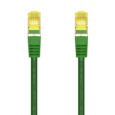 Cable de Red RJ45 SFTP Aisens A146-0481 Cat.7/ 50cm/ Verde