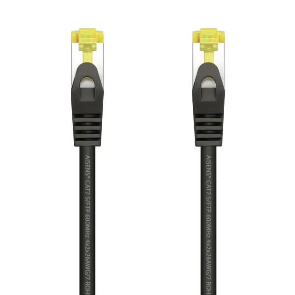 Cable de Red RJ45 SFTP Aisens A146-0484 Cat.7/ 25cm/ Negro