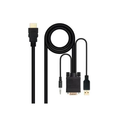 Cable Conversor Nanocable 10.15.4350/ HDMI Macho - VGA Hembra -
