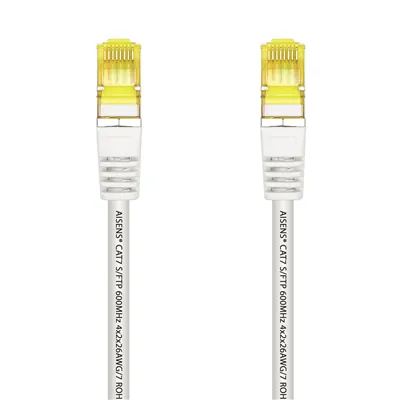 Cable de Red RJ45 SFTP Aisens A146-0491 Cat.7/ 2m/ Blanco