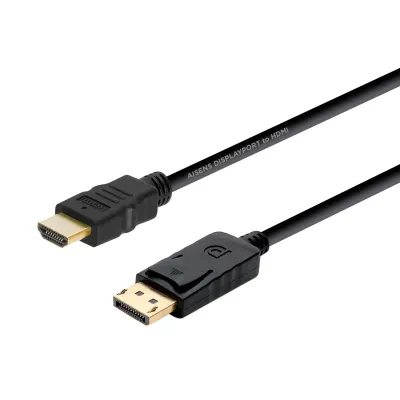 Cable Conversor Aisens A125-0364/ DisplayPort Macho - HDMI