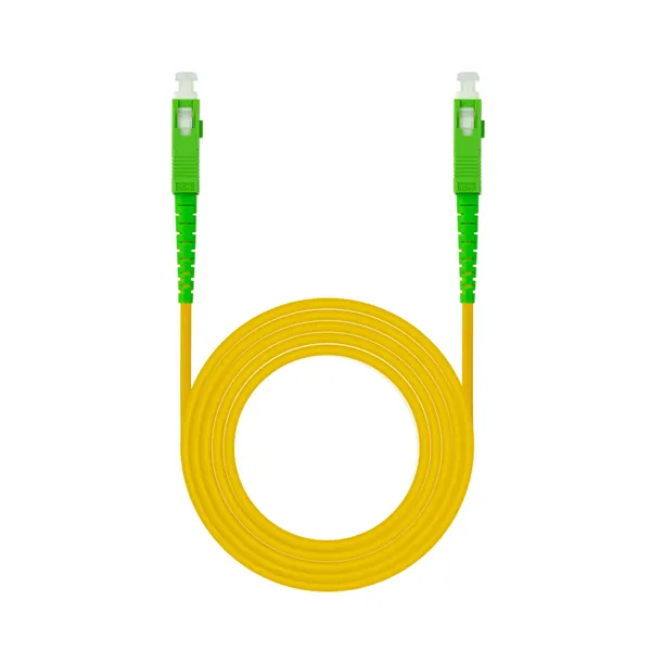 Cable de Fibra Óptica G657A2 Nanocable 10.20.0001/ LSZH/ 1m/ Amarillo