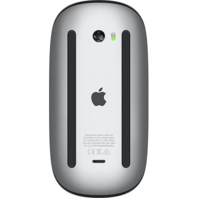 Apple Magic Mouse 2022 Ratón para Mac Negro/Plata, Bluetooth