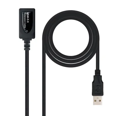 Cable Alargador USB 2.0 Nanocable 10.01.0211/ USB Macho - USB