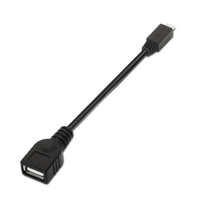 Cable USB 2.0 Aisens A101-0031/ MicroUSB Macho - USB Hembra/