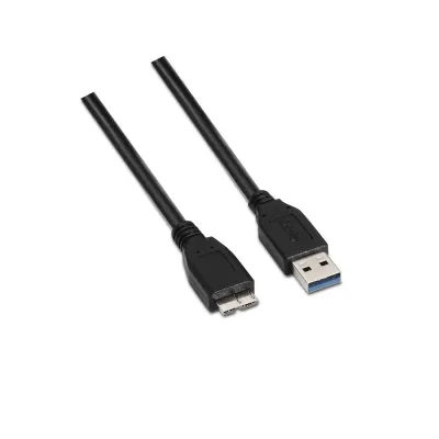 Cable USB 3.0 Aisens A105-0043/ USB Macho - MicroUSB Macho/ 1m/