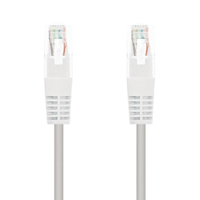 Cable de Red RJ45 UTP Nanocable 10.20.0101-W Cat.5e/ 1m/ Blanco