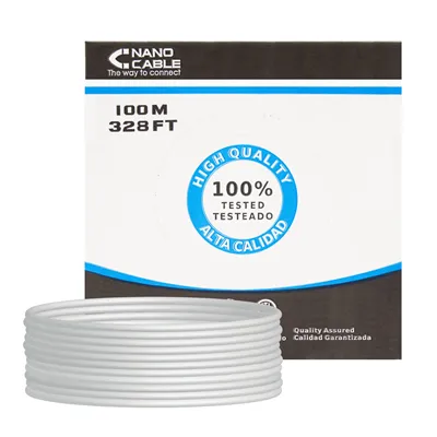 Bobina de Cable RJ45 UTP Nanocable 10.20.0302-FLEX Cat.5e/