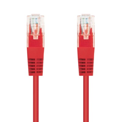 Cable de Red RJ45 UTP Nanocable 10.20.0400-L25-R Cat.6/ 25cm/