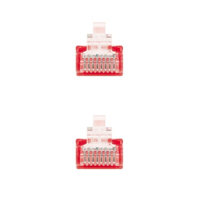 Cable de Red RJ45 UTP Nanocable 10.20.0400-L25-R Cat.6/ 25cm/