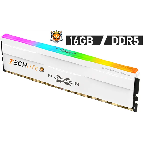 Silicon Power XPOWER Zenith RGB White 16GB DDR5 5600MHz 1.25v CL40