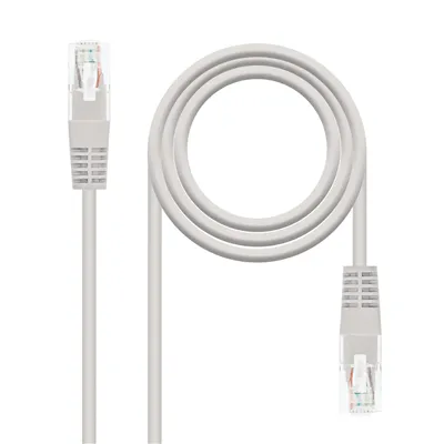 Cable de Red RJ45 UTP Nanocable 10.20.0420 Cat.6/ 20m/ Gris