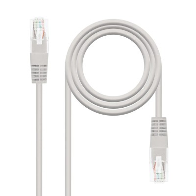 Cable de Red RJ45 UTP Nanocable 10.20.1310 Cat.6/ 10m/ Gris