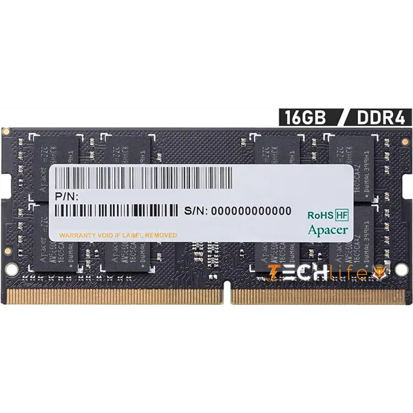 Apacer 16GB DDR4 2666MHz 1.2v CL19 - Memoria SODIMM