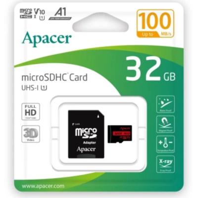 Tarjeta de Memoria Apacer 32GB microSD HC UHS 1 con Adaptador/