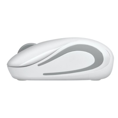 Logitech M187 Plata/Blanco -Ratón inalámbrico ultraportátil