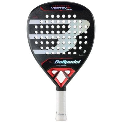 Pala de Pádel Bullpadel Vertex 04 Comfort 2024/ Negra y Roja