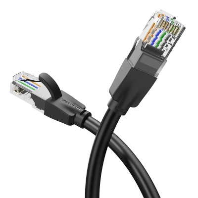 Cable de Red RJ45 UTP Vention IBEBG Cat.6/ 1.5m/ Negro