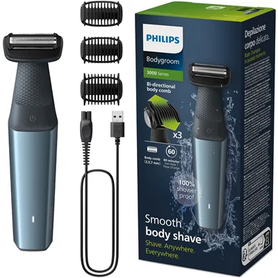 Philips Afeitadora Corporal Masculina, Bodygroom Serie 3000