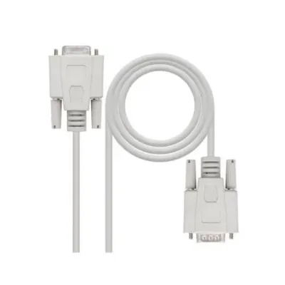 Cable Serie RS232 Nanocable 10.14.0202/ DB9 Macho - DB9 Hembra/