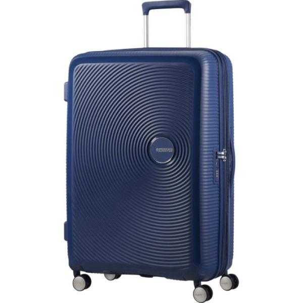  American Tourister SoundBox Spinner Maleta Grande 77cm/ 77x51.5x29.5cm/ 4 Ruedas/ Azul Marino