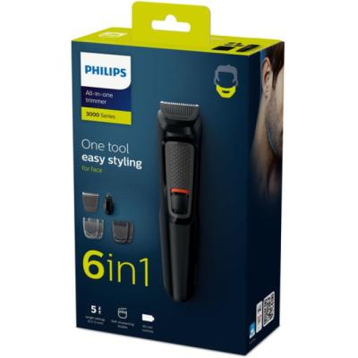 Philips Recortadora de Barba Serie 3000 para barba, oreja