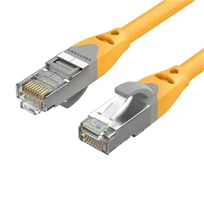 Cable de Red RJ45 SFTP Vention IBHYF Cat.6a/ 1m/ Naranja