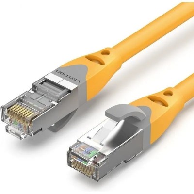 Cable de Red RJ45 SFTP Vention IBHYI Cat.6A/ 3m/ Amarillo