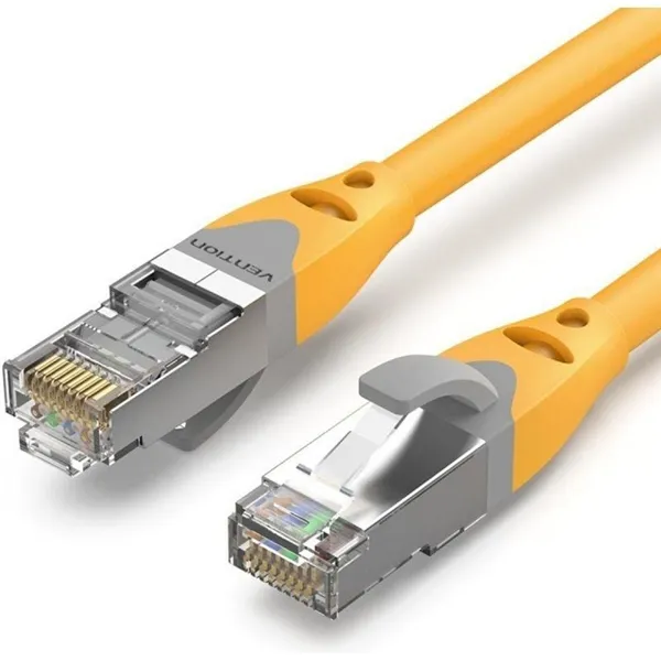 Cable de Red RJ45 SFTP Vention IBHYI Cat.6A/ 3m/ Amarillo