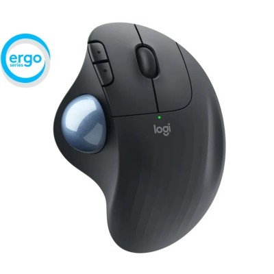 Logitech ERGO M575 Grafito-Ratón Trackball Inalámbrico