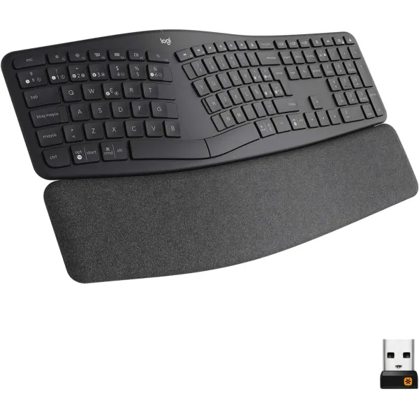 Logitech ERGO K860 Bluetooth, Teclado inalámbrico y ergonómico