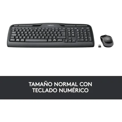 Logitech MK330 Multimedia Combo Teclado y Ratón Inalámbrico USB