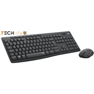 Logitech Silent Touch MK295 Grafito Kit Teclado y Ratón