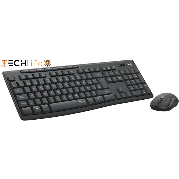 Logitech Silent Touch MK295 Grafito Kit Teclado y Ratón Inalámbricos