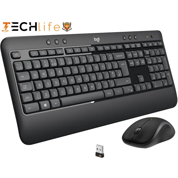 Logitech MK540 Advanced Kit Teclado y Ratón Inalámbrico USB