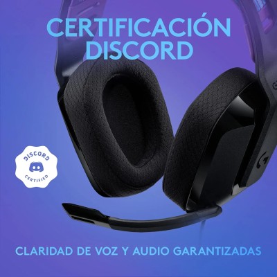 Logitech G335 Auriculares con Microfono Cable para Gaming, Jack