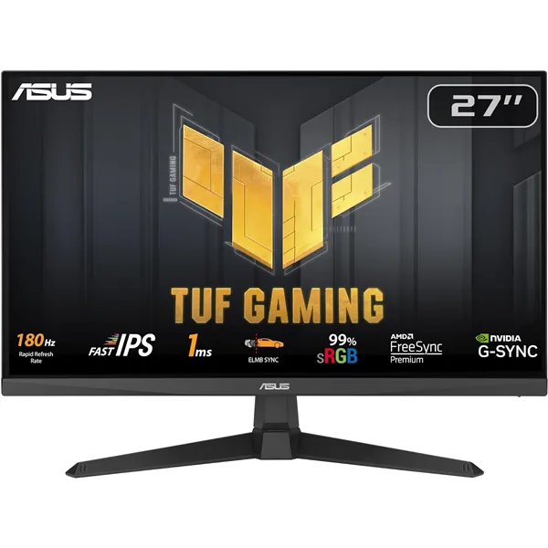 ASUS TUF Gaming VG279Q3A 27" FHD Fast IPS 180Hz 1ms G-SYNC, HDR400 HDMI/DisplayPort/Altavoces