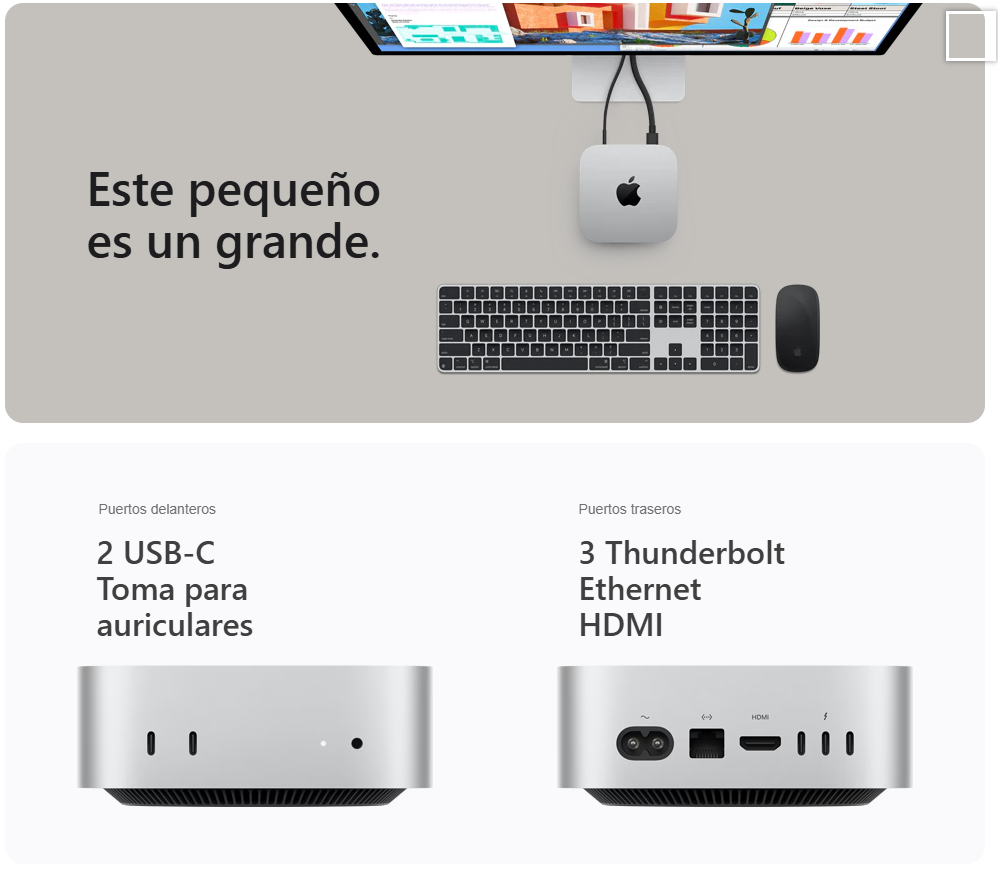 Nuevo Mac mini 2024 con Apple M4 - Ya disponible en TechLife